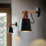 Nordic Wandlamp Zwart