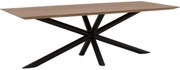 Goossens Excellent Eettafel Gs-1302, 240 x 100 cm rechthoekig