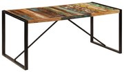 vidaXL Eettafel 180x90x75 cm massief gerecycled hout