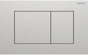 Geberit Sigma 40 bedieningspaneel square geborsteld RVS voor Sigma reservoirs 8cm (UP720) en 12cm (UP320)