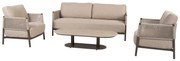 Boaz Savanne stoel bank loungeset 4 delige keramiek terre 4 Seasons Outdoor