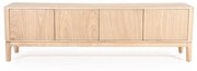 Eleonora Harvey Tv-meubel Licht Eiken Hout 170 Cm - 170x40x50cm.