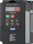 VEVOR frequentieregelaar VFD 1 pk, 0,75 kW, 3,5 A, 1 of 3 fase 220 V ingang naar 3 fase 220 V uitgang, 40-60 Hz ingang, 0-400 Hz uitgang, VFD voor spindelmotor CNC snelheidsregeling