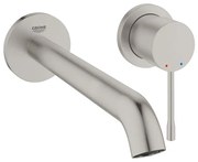 GROHE Essence New Wastafelkraan Inbouw - uitloop 23cm -L-size - met inbouwdeel - supersteel SW73262 / SW28941