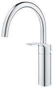 GROHE Eurosmart Keukenkraan - hoog - draaibare uitloop - chroom 33202003