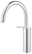 GROHE Eurosmart Keukenkraan - hoog - draaibare uitloop - chroom 33202003