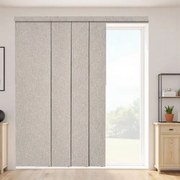 VEVOR Paneelgordijnen, uitschuifbaar van 116 cm tot 218 cm (B), snijdbare paneelgordijnen tot 243 cm (H), verticale verduisterende schuifgordijnen voor schuifdeuren in de patio, bruin