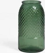 Vaas Van Gerecycled Glas Dinte Groen – Kool - Sklum