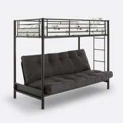Mezzanine bed met bank, JANIK