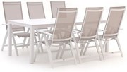 Bellagio Avenza/Menzano 220cm dining tuinset 7-delig verstelbaar