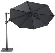 Challenger T2 zweefparasol 350 cm rond antraciet