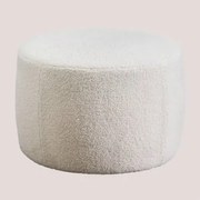 Chenille Puff Jaldinguer White - Sklum