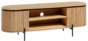 Kave Home Licia Tv-meubel Ovaal Mangohout - 160x43x56cm.