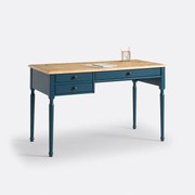 Massief grenen en MDF bureau