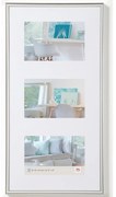 Walther Design Fotolijst New Lifestyle 3x 10x15 cm zilverkleurig