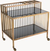 Barwagen Rutherford met glazen plateaus