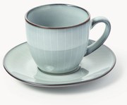 Handgemaakte koffiekopje met schoteltje Nordic Sea