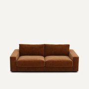 Slaapbank in chenille fluweel, Skander