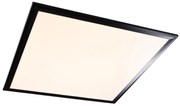 Modern LED paneel zwart 44,5x44,5 cm incl. LED dim to warm - Akkie vierkant Binnenverlichting Lamp