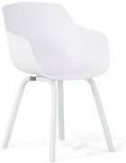 Tuinstoel Kunststof Wit Lifestyle Garden Furniture Salina wit