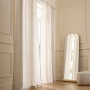 Gordijn van gewassen Linnen met ruflette-afwerking, Private