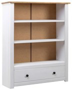 vidaXL Boekenkast Panama Range 80x35x110 cm massief grenenhout wit