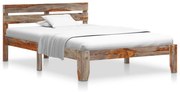 vidaXL Bedframe massief sheeshamhout 120x200 cm