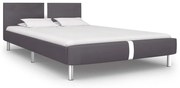 vidaXL Bedframe kunstleer grijs 120x200 cm