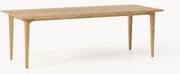 Eettafel Archie van eikenhout, in verschillende formaten