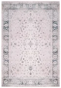 vidaXL Vloerkleed met print 80x150 cm stof meerkleurig