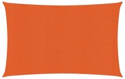 vidaXL Zonnezeil 160 g/m² 2,5x3,5 m HDPE oranje