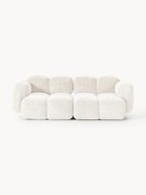Modulaire bank Tayla (2-zits) van teddy-bouclé
