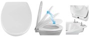 HI Toiletbril met quick release en soft-close