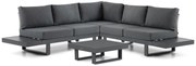 Hoek loungeset 5 personen Aluminium Grijs Lifestyle Garden Furniture Lorenzo