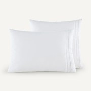 Kussensloop in perkalkatoen, Florentina