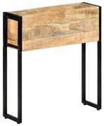 vidaXL Plantenbak 60x20x68 cm ruw mangohout