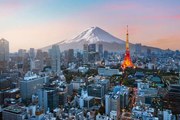 Foto Mt. Fuji and Tokyo skyline, Jackyenjoyphotography