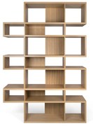 TemaHome London Hoge Design Boekenkast Eiken-eiken - 156x34x220cm.