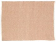 Placemat franjes, GOTS bio-katoen, sienna, 35 x 50 cm