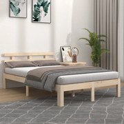 vidaXL Bedframe massief hout 135x190 cm 4FT6 Double