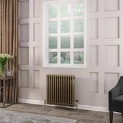 Eastbrook Rivassa 3 koloms radiator 60x60cm staal 1060W brons