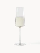 Kristallen champagneglazen Power in kegelvorm, 6 stuks