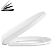 Pressalit Delight toiletbril softclose met d09999 RVS scharnier wit
