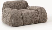 Loungefauteuil Wolke van teddy-bouclé