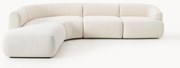 Modulaire bouclé hoekbank Sofia (4-zits)