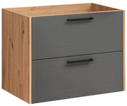 Comad Madera Grey 821 FSC onderkast 80cm eiken/grijs