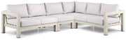 Hoek loungeset 6 personen Aluminium Taupe  Lifestyle Garden Furniture Luca