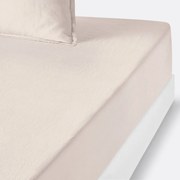 Hoeslaken in gewassen linnen, omslag 35 cm, Linot