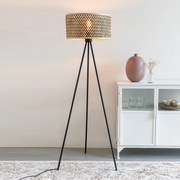 Bamboo Vloerlamp Op Driepoot