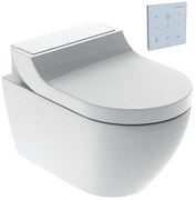 Geberit AquaClean Tuma Comfort Douchewc decorplaat glas met wandbediening wit SW87553 / SW107038